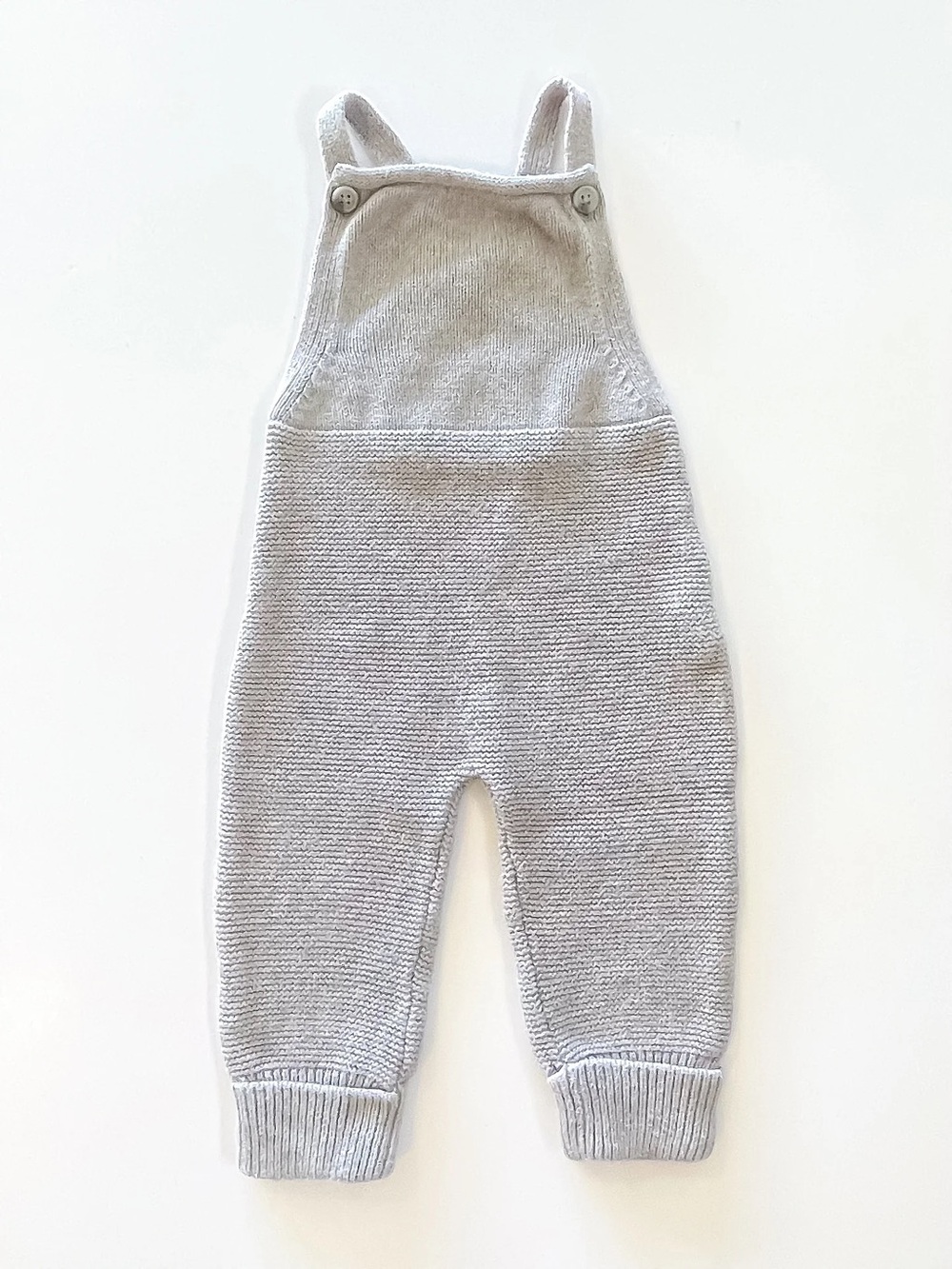 Jamie Kay Knit Beige Overalls